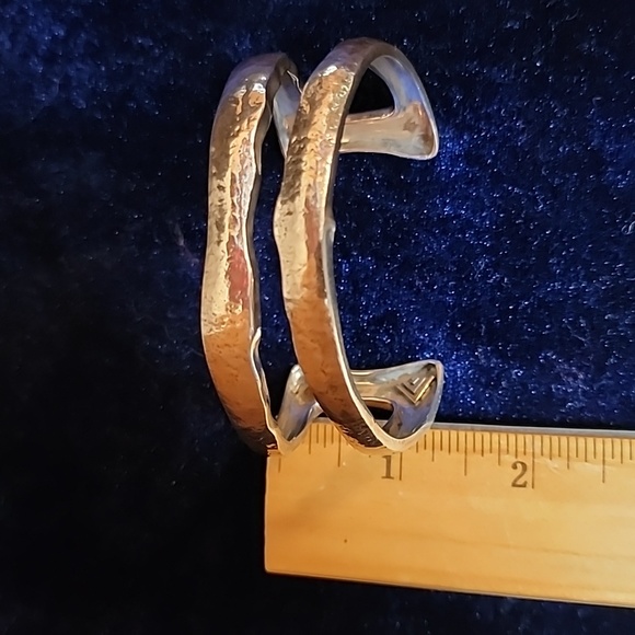 B2440 Silpada 925 Sterling Silver Modernista Cuff Bracelet - Picture 10 of 11